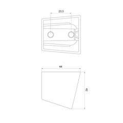 Держатель для лейки Milardo c регулировкой наклона пластик хром (060CP01M53) - фото 3