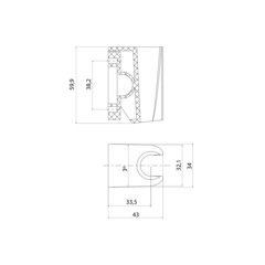 Держатель для лейки Iddis Optima Home c регулировкой наклона пластик хром (090CP4Fi53) - фото 3