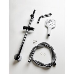 Душевой комплект Esko с лейкой со стойкой хром (SSS1402) - фото 5