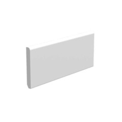 Плинтус кварцевый Alpine Floor Grand Sequoia 11х80х2200 мм белый матовый (SK 11-0) - фото 1