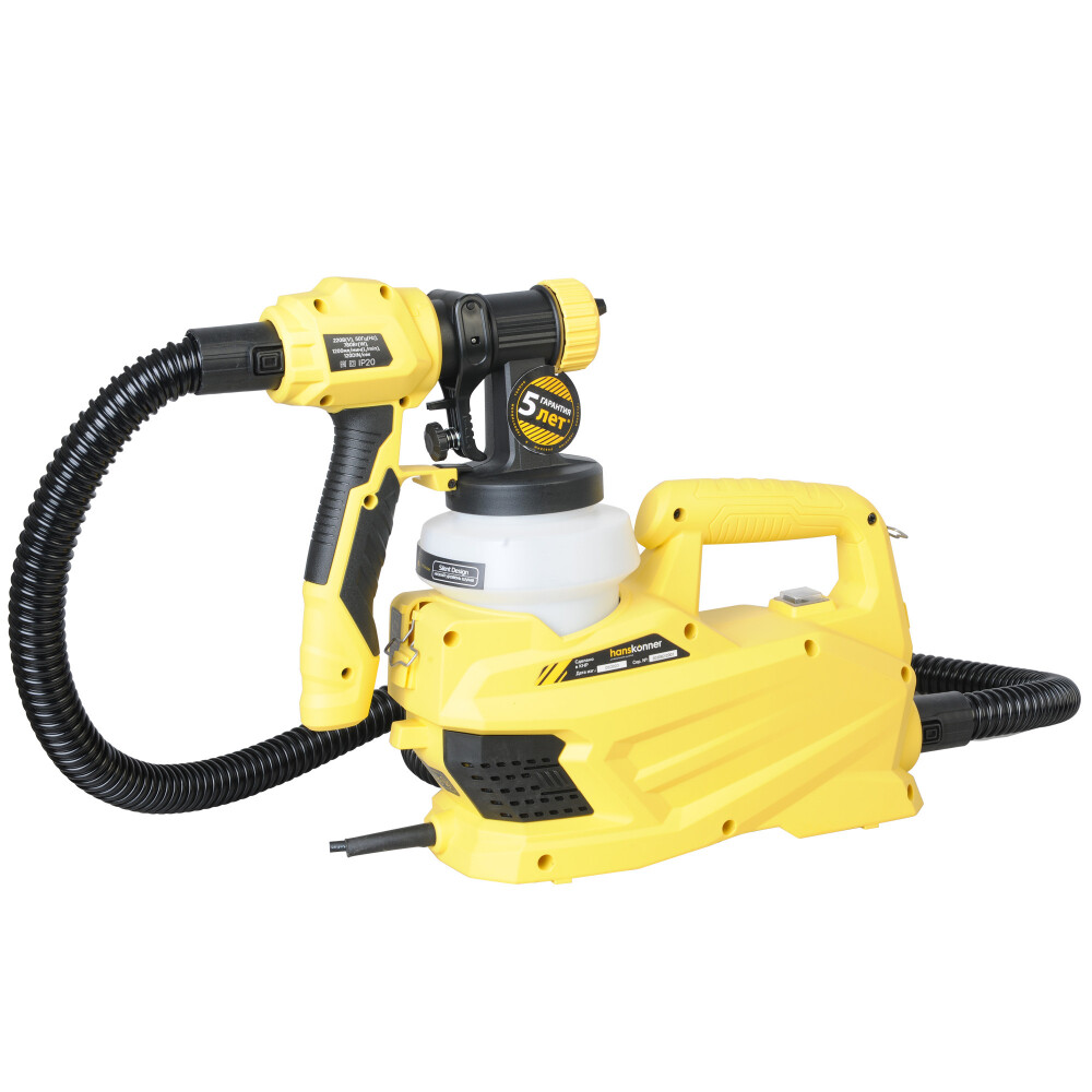 Изображение товара Краскопульт электрический Hanskonner HSG9670B 780 Вт 0,8 л