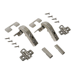 Петля мебельная Lemax prof Clip-on 90° угловая с доводчиком (2 шт.) - фото 3