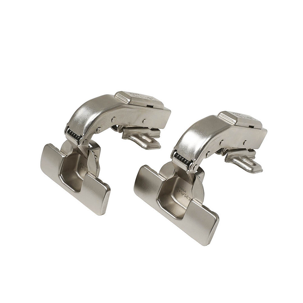 Изображение товара Петля мебельная Clip-on 90° с доводчиком, 2 шт, никель