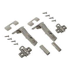 Петля мебельная Lemax prof Clip-on 45° угловая с доводчиком (2 шт.) - фото 3