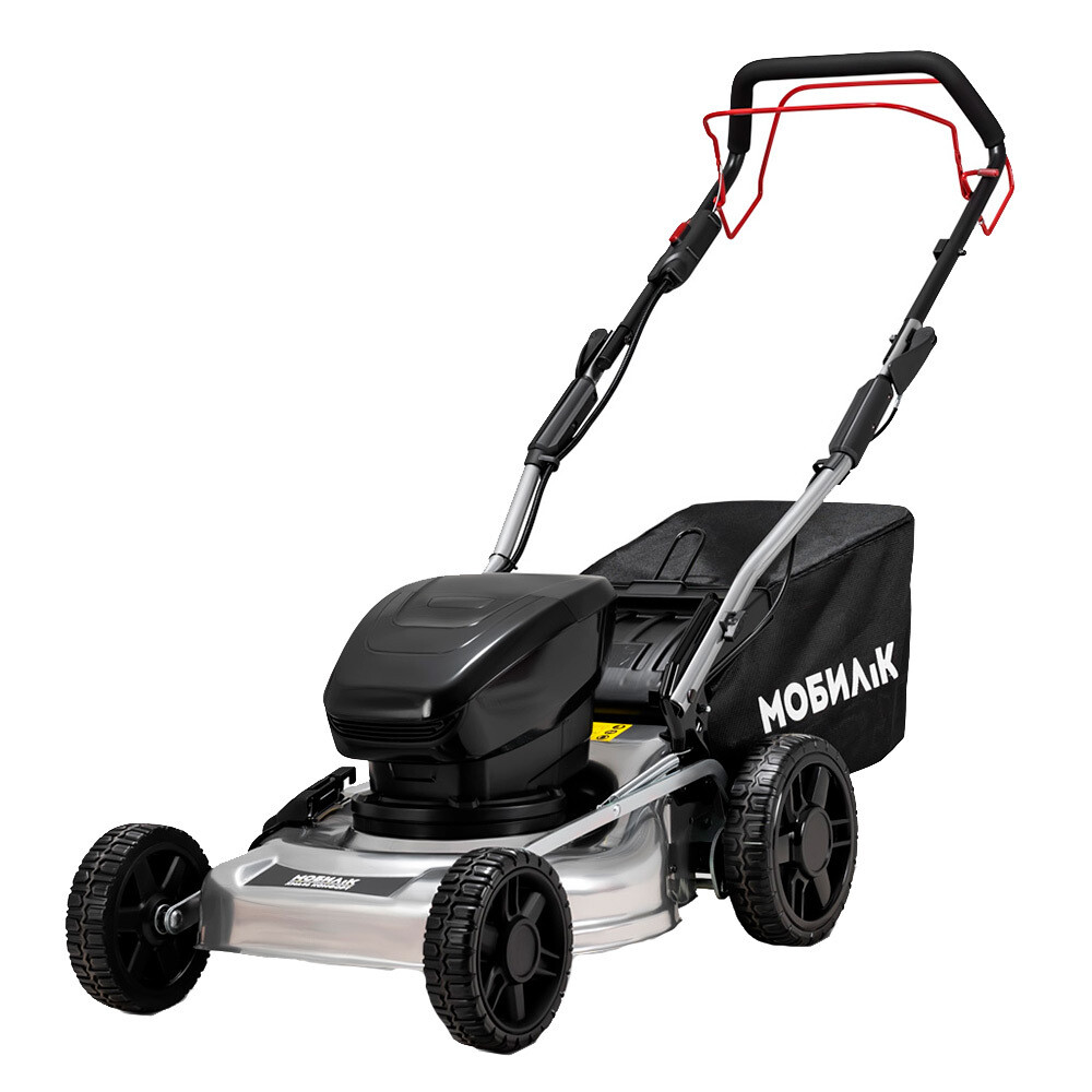 Изображение товара Газонокосилка аккумуляторная Мобил К Комфорт XMA46 40 В 460 мм 4Ач Li-Ion 2 АКБ и ЗУ (MBK0032168)