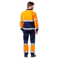 Костюм сигнальный мужской Техноавиа Магистраль 52-54 рост 182-188 см флуоресцентный оранжевый - фото 2