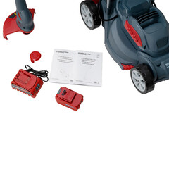 Набор садовой техники аккумуляторная Мобил К Комфорт XMA33/XTA25 20 В 330 мм 4Ач Li-Ion 1 АКБ и ЗУ (MBK0027794) - фото 13