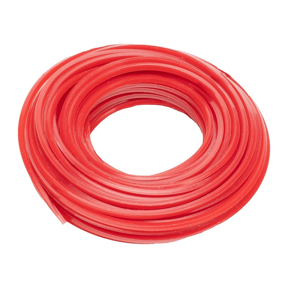 Изображение товара MTX леска квадрат 3 мм x 15 м армированная алюминием, красная, 96891