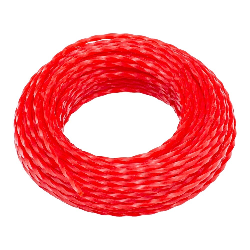 Изображение товара Леска для триммера MTX квадрат 3 мм х 15 м красная (96868)