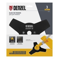 Нож для триммера Denzel 255х25,4 мм 3 зуба (96325) - фото 3