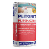 Клей для плитки/ керамогранита/ камня/ клинкера Plitonit Plitomax (В+) серый класс C2 T 25 кг