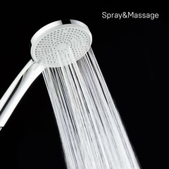 Лейка для душа Milardo Essential d106 мм 5 режимов без шланга пластик хром (ESS5FCRM18) - фото 8