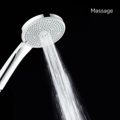 Лейка для душа Milardo Essential d106 мм 5 режимов без шланга пластик хром (ESS5FCRM18) - фото 4