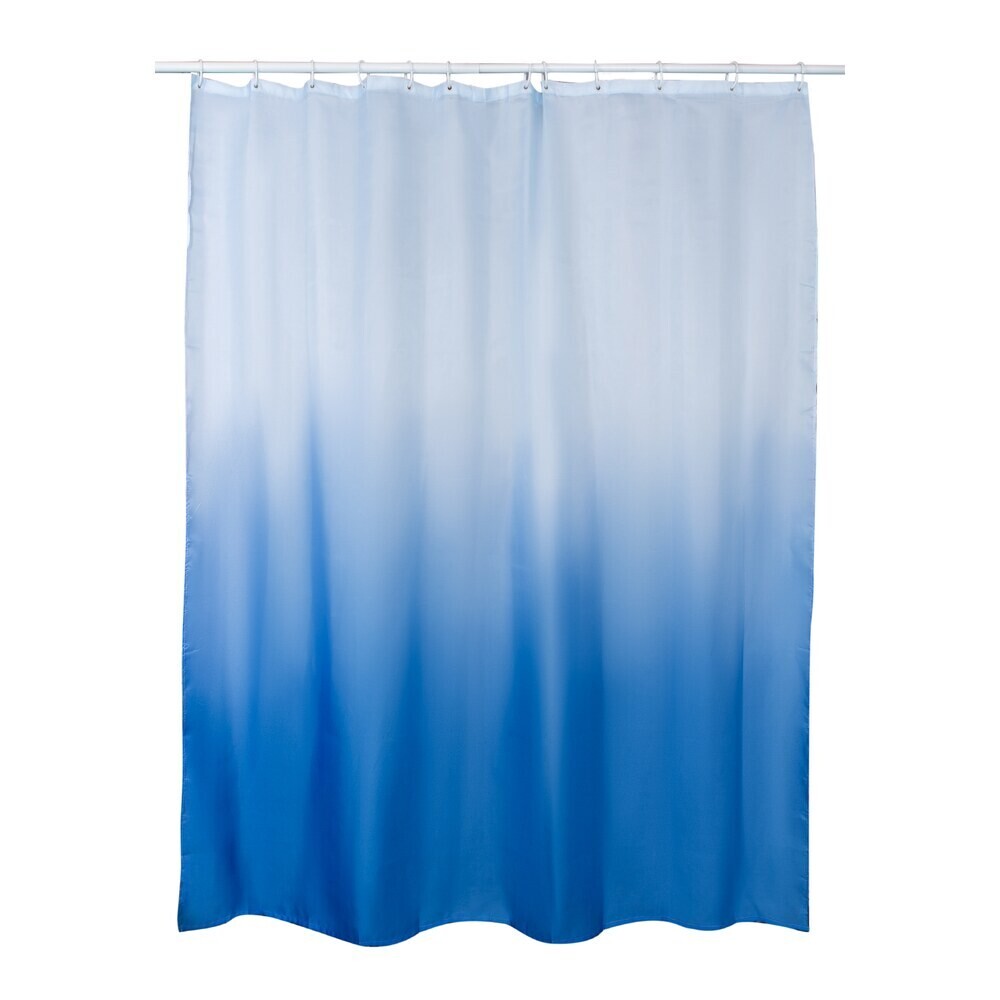 Изображение товара Штора для ванны Primanova Diamond 1800х2000 мм полиэстер голубая (DR-70003)