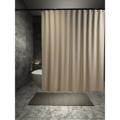 Штора для ванны Primanova Premium 1800х2000 мм полиэстер капучино (DR-60057) - фото 3