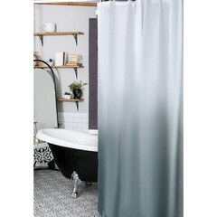 Штора для ванны Primanova Diamond 1800х2000 мм полиэстер серый (DR-70004) - фото 3