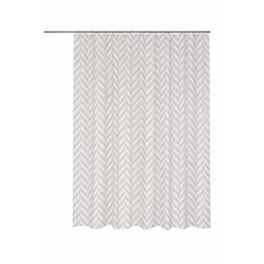 Штора для ванны Primanova Harman 1800х2000 мм полиэстер бежевая (DR-40006)