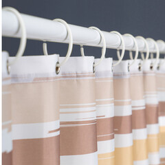 Штора для ванны Verran Plana 1800х1800 мм полиэстер бежевая (631-28) - фото 2