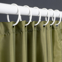 Штора для ванны Moroshka Teriberka 1800х1800 мм полиэстер зеленая (977-301-02) - фото 4