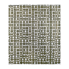 Штора для ванны Verran Disegno 1800х2000 мм полиэстер зеленая (630-13)