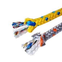 Канат плетеный полипропиленовый 8 прядей d18 мм 10 м МДС повышенной плотности - фото 2