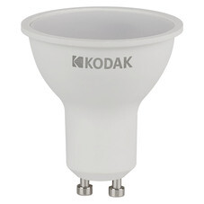 Лампа светодиодная Kodak GU10 3000К 7 Вт 630 Лм 265 В софит матовая