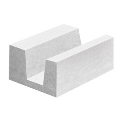 Газобетонный U-блок ЛСР 400х250х500 мм D400/D500 - фото 1