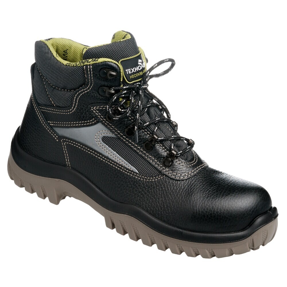 Ботинки рабочие кожаные с защитным композитным носком размер 45 черные Техноавиа Неогард Лайт (5147_45)