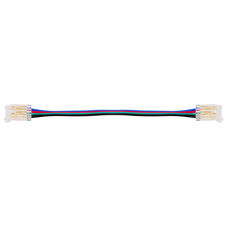 Коннектор для светодиодной ленты SMD RGB Wolta 12/24 В (3 шт.) (WLS-4PIN-RGB-10MM-2)