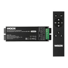 Диммер для светодиодной ленты Wolta 12/24 В 384 Вт IP20 с пультом (WLC-C/06-16A)