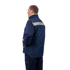 Жилет рабочий утепленный Техноавиа Азов 48-50 рост 170-176 см темно-синий - фото 3