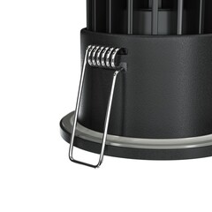 Светильник встраиваемый светодиодный черный 6 Вт 4000К IP65 Maytoni Zoom (DL034-01-06W4K-B) - фото 8