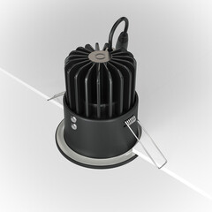 Светильник встраиваемый светодиодный черный 12 Вт 4000К IP65 Maytoni Zoom (DL034-L12W4K-B) - фото 7