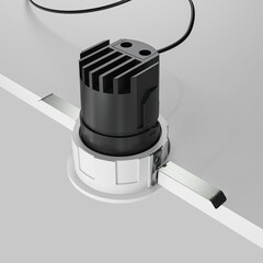 Светильник встраиваемый светодиодный белый 7 Вт 3000К IP20 Maytoni Wise (DL057-7W3K-W) - фото 7