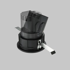 Светильник встраиваемый светодиодный черный 7 Вт 4000К IP20 Maytoni Wise (DL057-7W4K-B) - фото 6