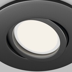 Светильник встраиваемый GU10 черный 10 Вт IP65 Maytoni Wink (DL061-GU10-B) - фото 7