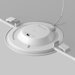 Светильник встраиваемый светодиодный белый 18 Вт 3000К IP44 Maytoni Stockton (DL017-6-L18W3-4-6K) - фото 2