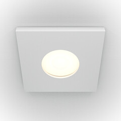 Светильник встраиваемый GU10 белый 50 Вт IP65 Maytoni Stark (DL083-01-GU10-SQ-W) - фото 6