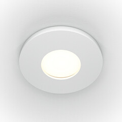 Светильник встраиваемый GU10 белый 50 Вт IP65 Maytoni Stark (DL083-01-GU10-RD-W) - фото 6