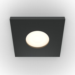 Светильник встраиваемый GU10 черный 50 Вт IP65 Maytoni Stark (DL083-01-GU10-SQ-B) - фото 6