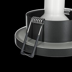 Светильник встраиваемый GU10 черный 50 Вт IP65 Maytoni Stark (DL083-01-GU10-RD-B) - фото 8