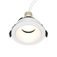 Светильник встраиваемый GU10 белый 10 Вт IP20 Maytoni Share (DL051-U-1W) - фото 1