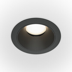 Светильник встраиваемый GU10 черный 10 Вт IP20 Maytoni Share (DL051-U-1B) - фото 4