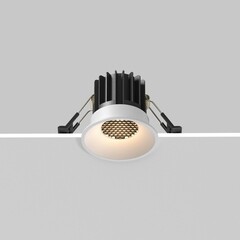 Светильник встраиваемый светодиодный белый 7 Вт 4000К IP20 Maytoni Round (DL058-7W4K-W) - фото 8