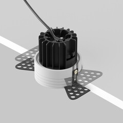 Светильник встраиваемый светодиодный белый 7 Вт 4000К IP20 Maytoni Round (DL058-7W4K-TRS-W) - фото 5