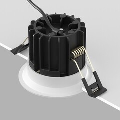 Светильник встраиваемый светодиодный белый 12 Вт 4000К IP20 Maytoni Round (DL058-12W4K-W) - фото 5