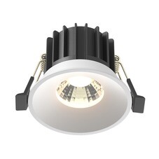 Светильник встраиваемый светодиодный белый 12 Вт 3000К IP20 Maytoni Round (DL058-12W3K-W)