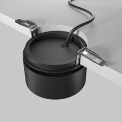 Светильник встраиваемый светодиодный черный 12 Вт 4000К IP20 Maytoni Onda (DL024-12W-DTW-B) - фото 6