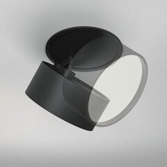 Светильник встраиваемый светодиодный черный 12 Вт 4000К IP20 Maytoni Onda (DL024-12W4K-B) - фото 6