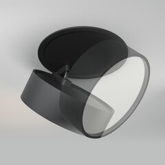 Светильник встраиваемый светодиодный черный 18 Вт 4000К IP20 Maytoni Onda (DL024-18W4K-B) - фото 4